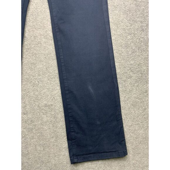 Mack Weldon Tech Chino Pants 32x34 Mens Navy Blue Daily Wear Stretch Casual - Picture 6 of 13
